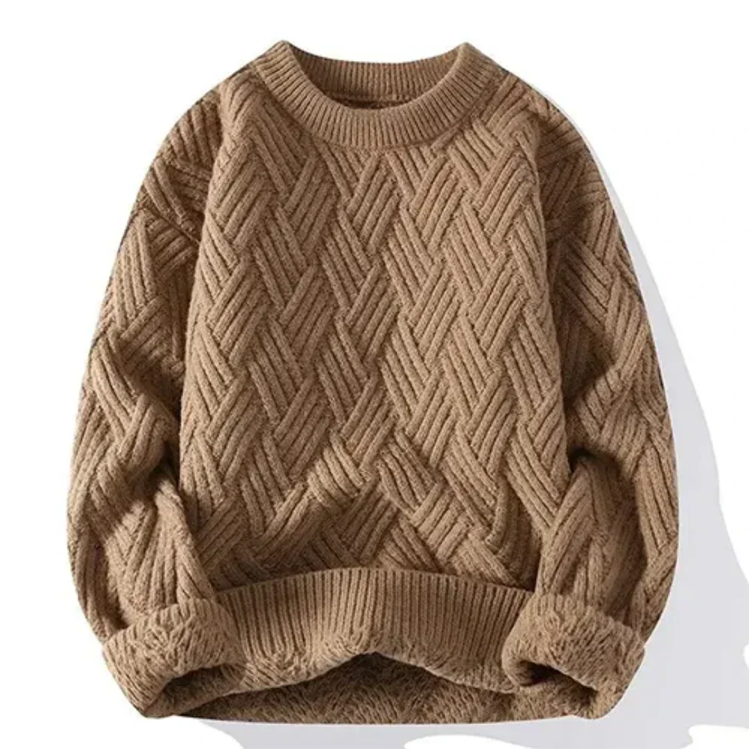 Sudadera de punto cálida hombre