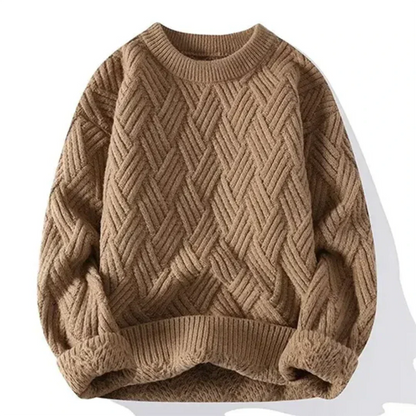 Sudadera de punto cálida hombre