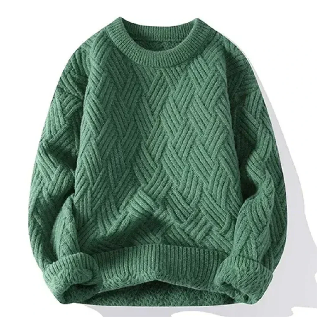 Sudadera de punto cálida hombre