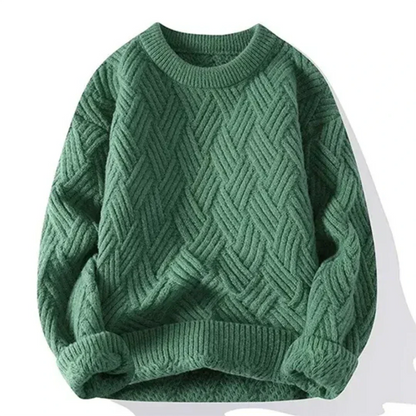 Sudadera de punto cálida hombre