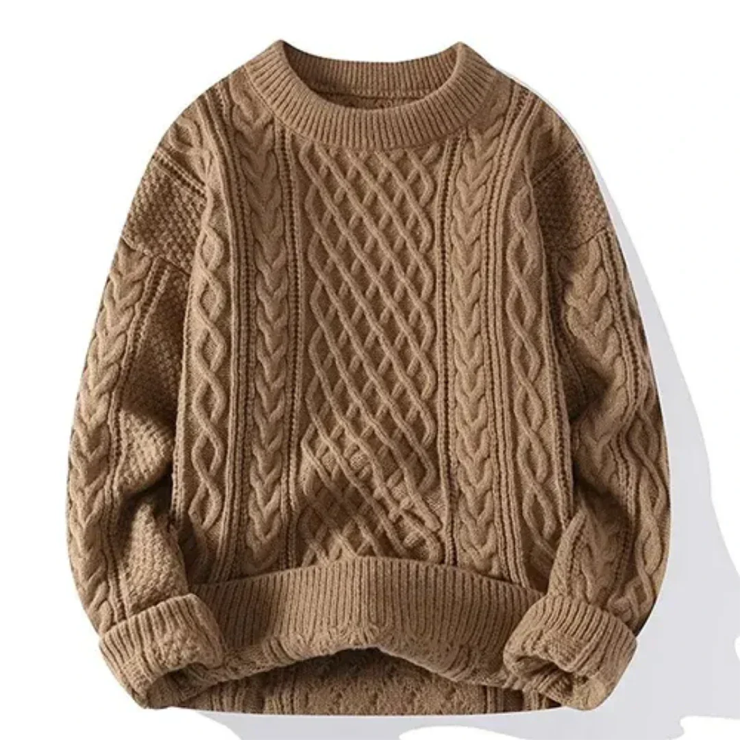 Sudadera de punto cálida hombre