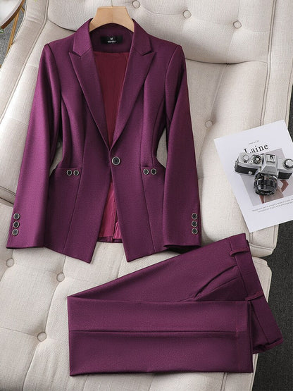 Traje Chaqueta Mujer Elegante