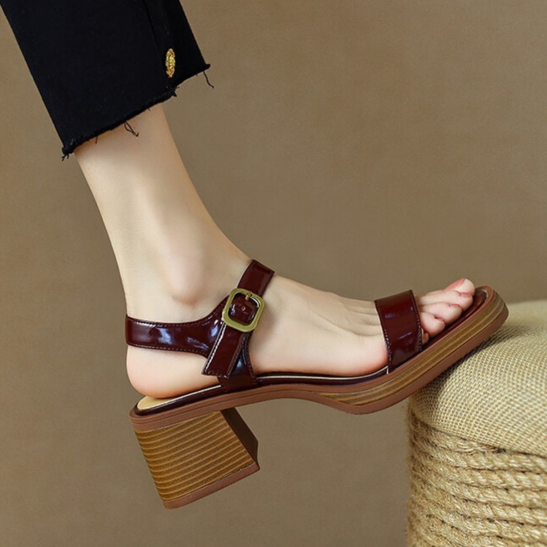 Sandalias de Tacón Estilo Mujer