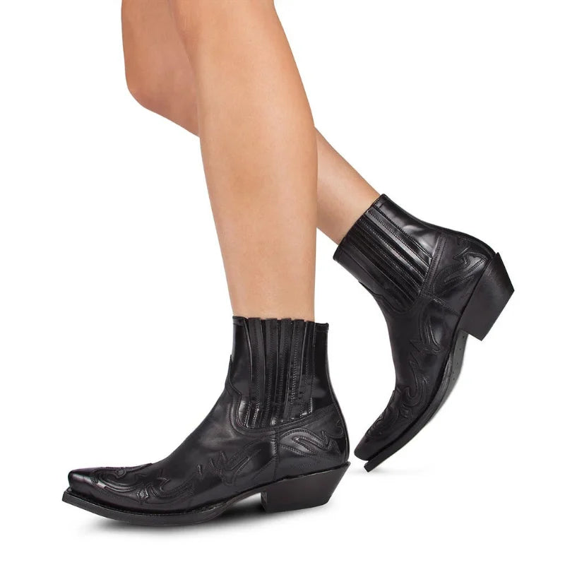 Botas cowboy femeninas bajas elegantes - Vestiria