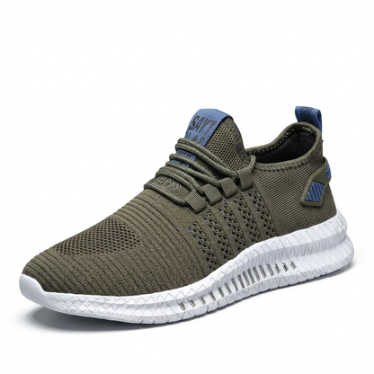 Zapatillas Deportivas Hombre Ligero Con Cordones - Clara Moda