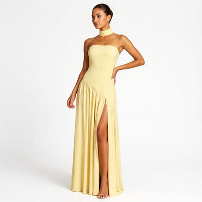 Vestido Maxi sin Mangas para Mujer - Clara Moda