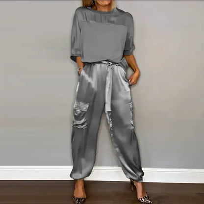 Conjunto Liso Satén Elegante