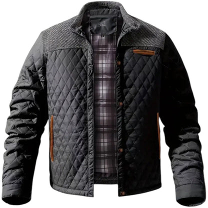 Chaqueta Invierno Acolchada Hombre Abriego Cálido