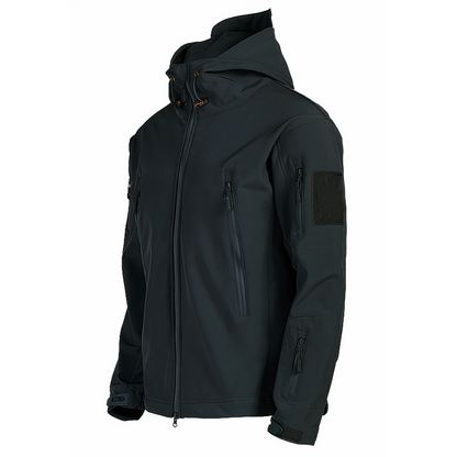 Chaqueta Militar Impermeable con Capucha Resistente