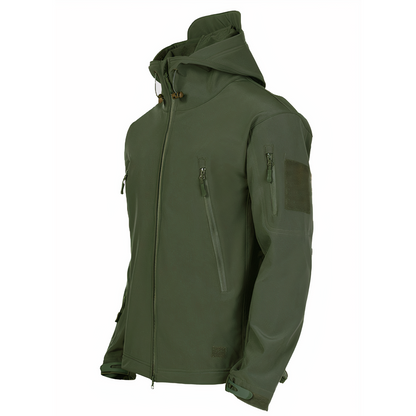 Chaqueta Militar Impermeable con Capucha Resistente