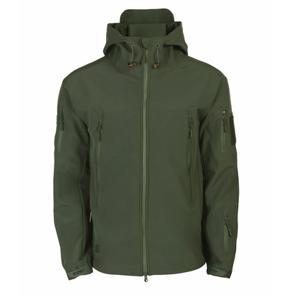 Chaqueta Militar Impermeable con Capucha Resistente - Vestiria