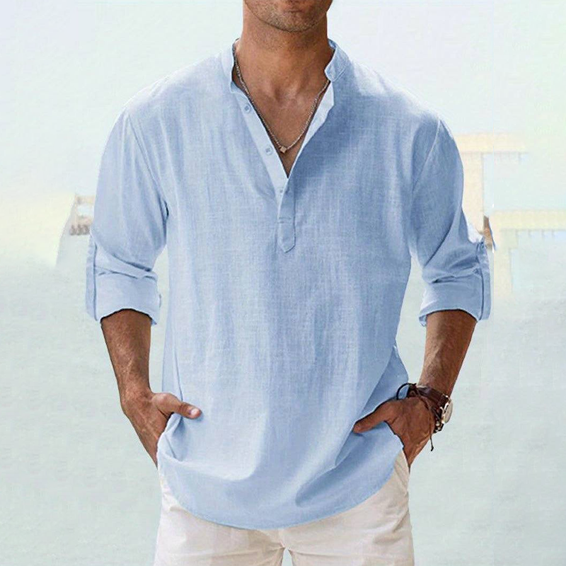 Camisa Lino Clásica Comfort