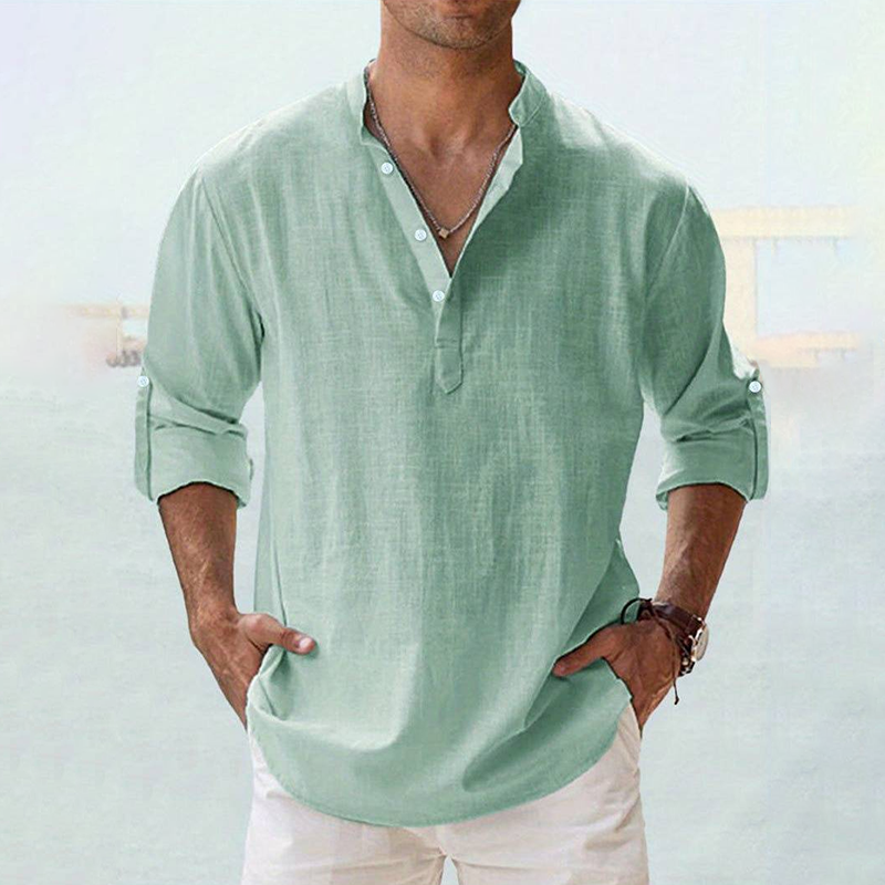 Camisa Lino Clásica Comfort
