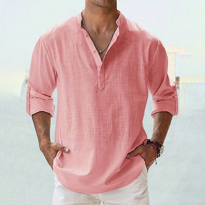 Camisa Lino Clásica Comfort