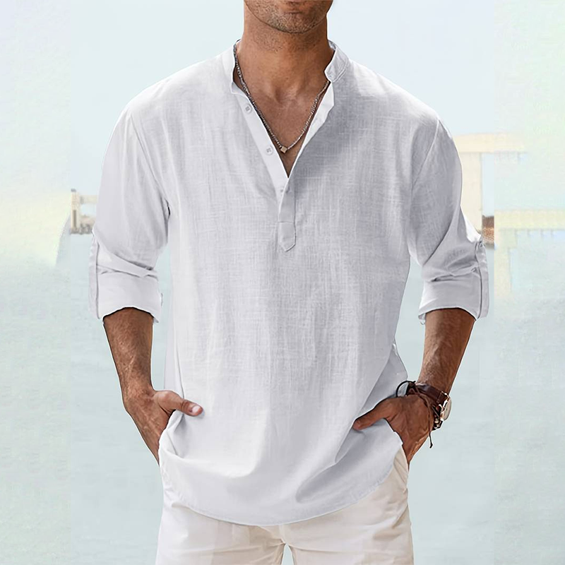 Camisa Lino Clásica Comfort