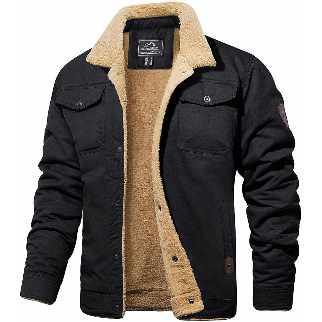 Chaqueta Invierno Sherpa Hombre Abrigada - Vestiria