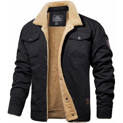 Chaqueta Invierno Sherpa Hombre Abrigada - Vestiria