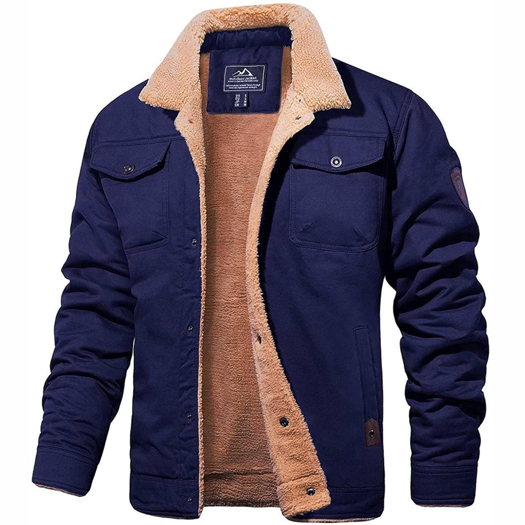 Chaqueta Invierno Sherpa Hombre Abrigada