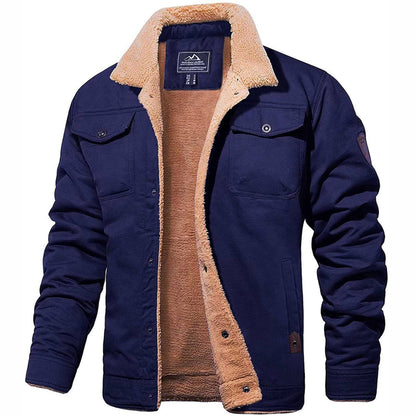 Chaqueta Invierno Sherpa Hombre Abrigada