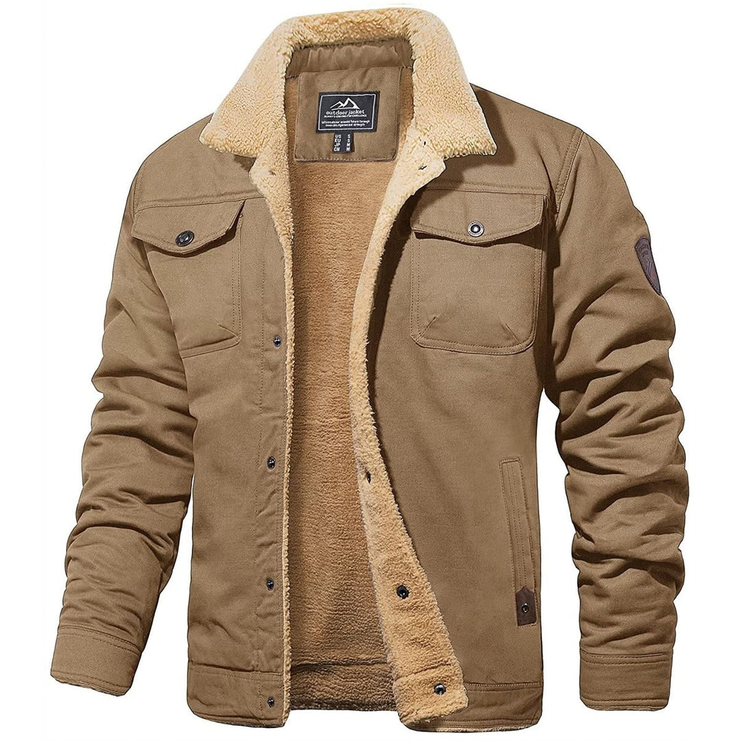 Chaqueta Invierno Sherpa Hombre Abrigada