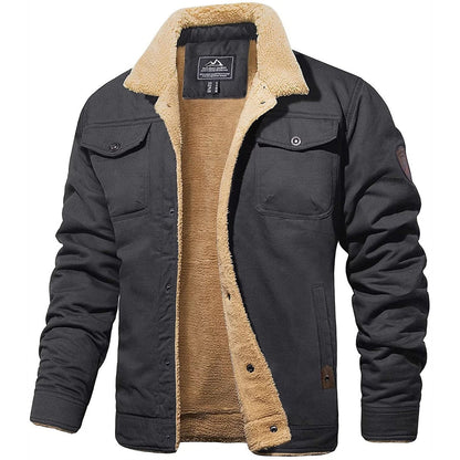 Chaqueta Invierno Sherpa Hombre Abrigada