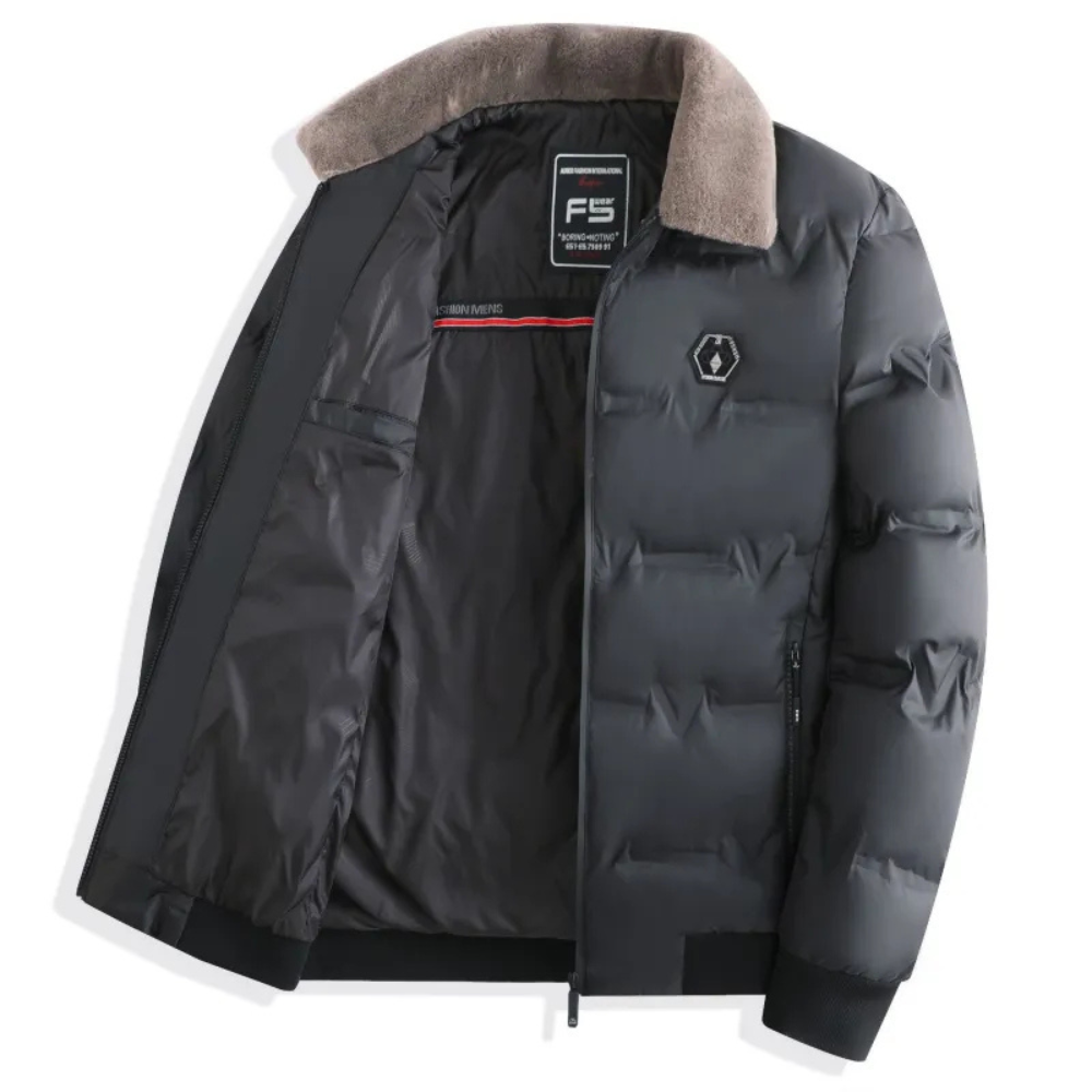 Chaqueta Acolchada Hombre Abrigo Cálido