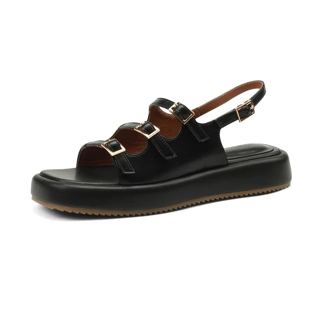 Sandalias Verano Abiertas Mujer - Vestiria