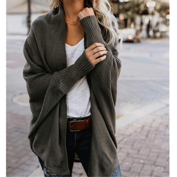 Chaqueta de punto suave manga larga mujer - Vestiria