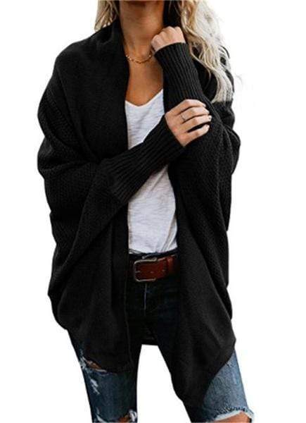 Chaqueta de punto suave manga larga mujer