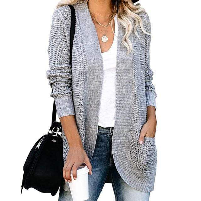 Chaqueta de punto suave mujer moderna - Vestiria