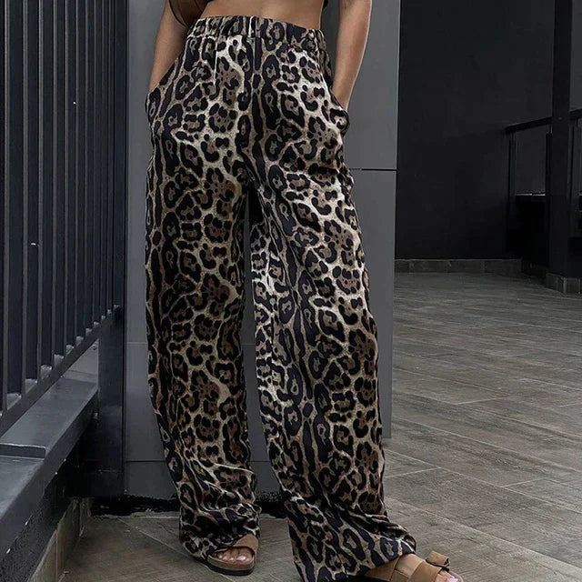 Pantalones Animal Print Moda