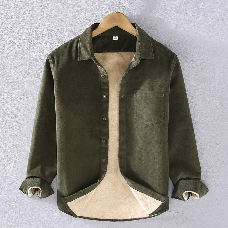 Camisa Corduroy Retro Clásica