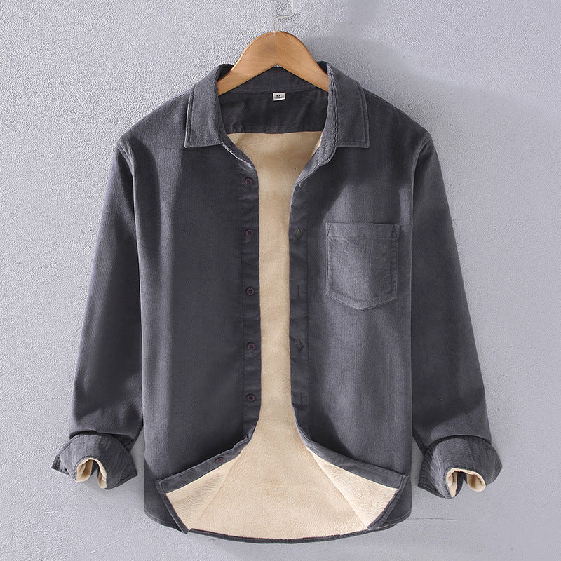 Camisa Corduroy Retro Clásica