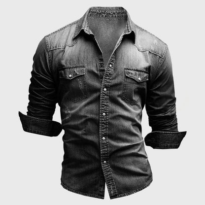 Camisa Vaquera Azul Clásica