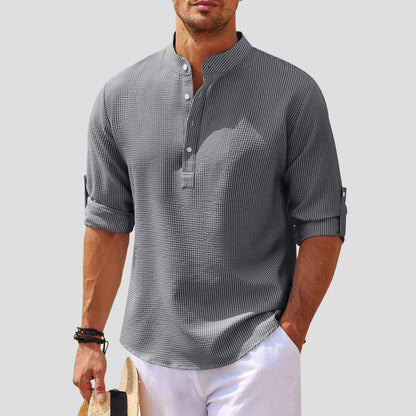 Camisa de Manga Larga Estilo Clásico - Vestiria