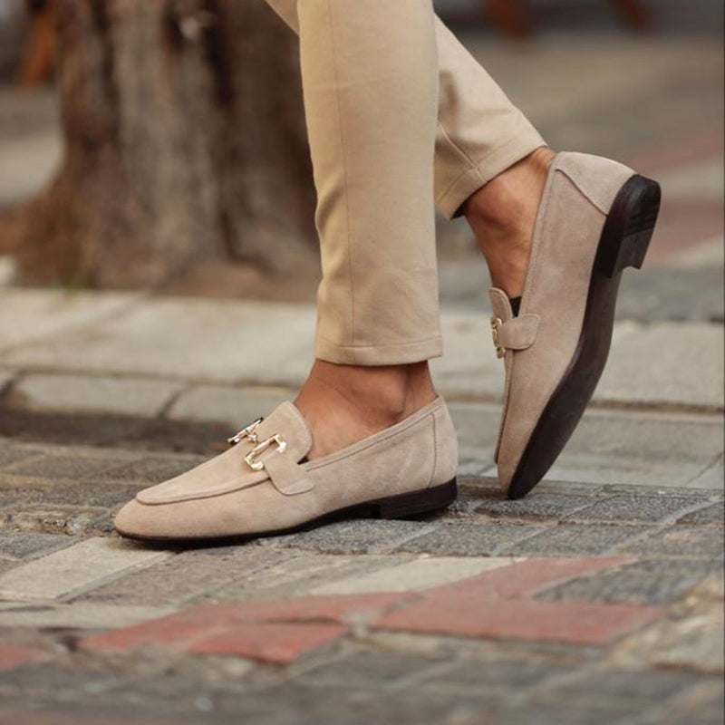 Zapatos de vestir para hombre con toque metálico - Vestiria