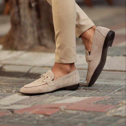 Zapatos de vestir para hombre con toque metálico - Vestiria
