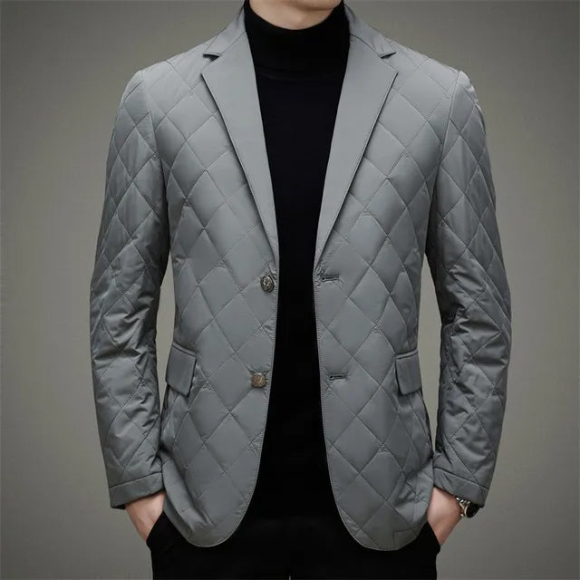 Chaqueta de plumas abrigo hombre invierno