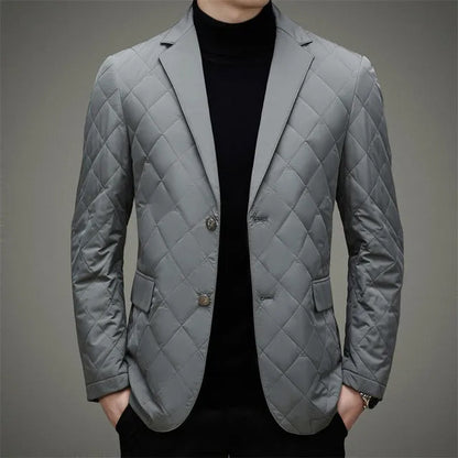 Chaqueta de plumas abrigo hombre invierno