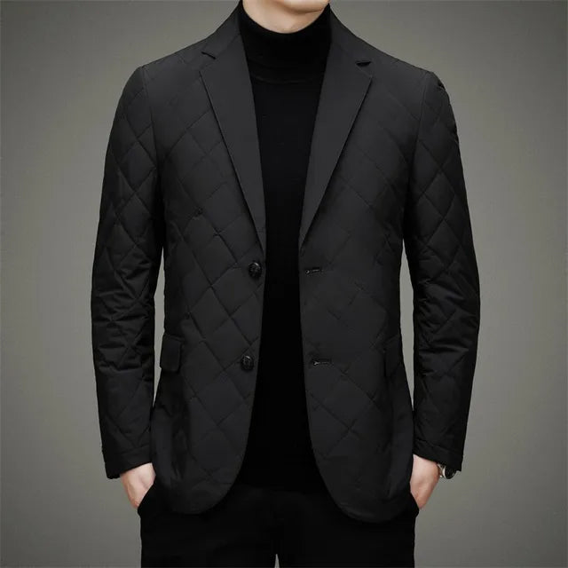 Chaqueta de plumas abrigo hombre invierno