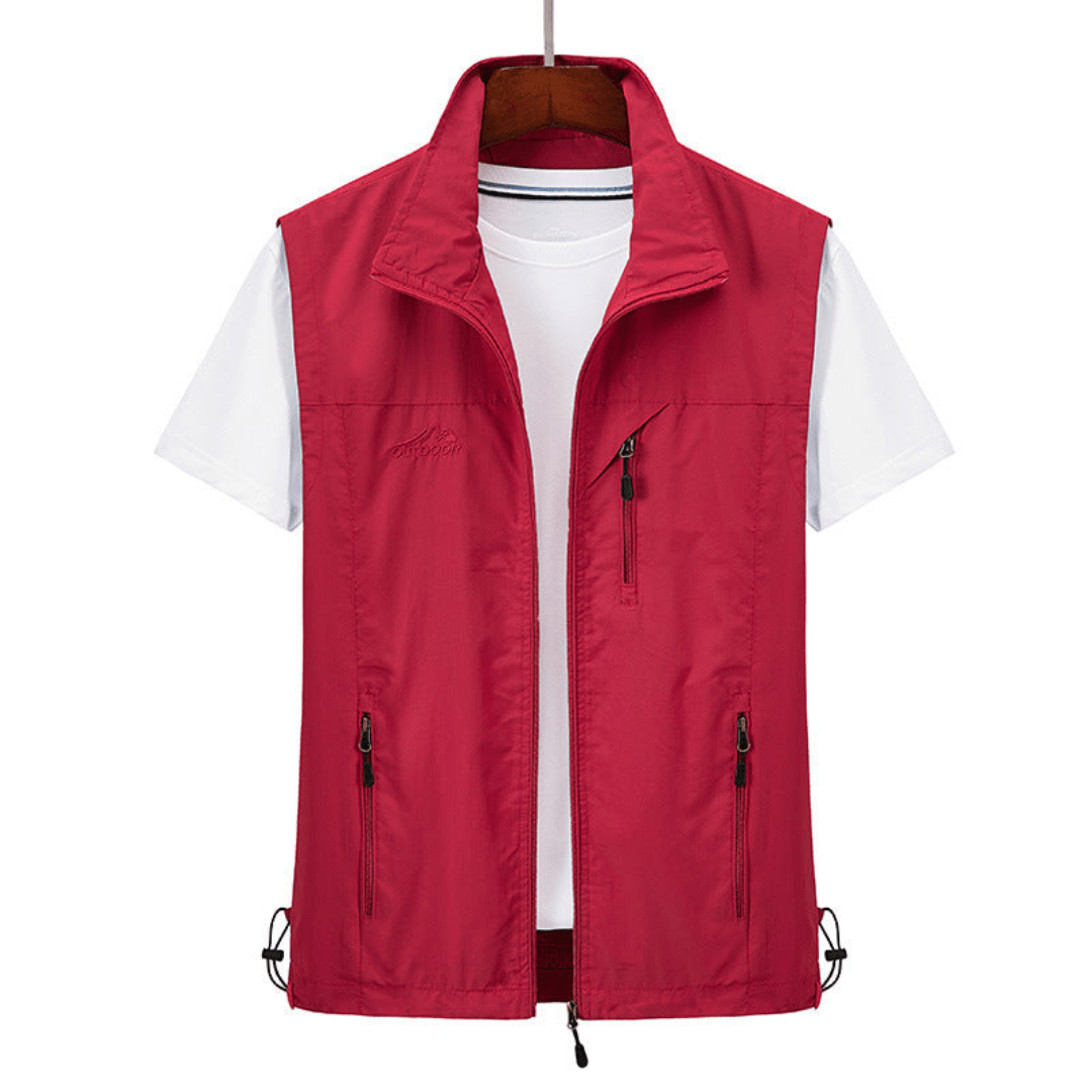 Chaleco Hombre Cuello Alto Ajustable