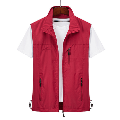 Chaleco Hombre Cuello Alto Ajustable
