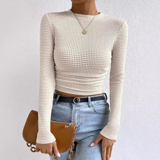 Top ajustado manga larga mujer - Vestiria