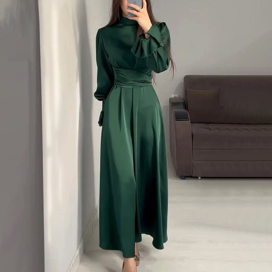 Vestido Mujer Diseño Cinturón Estilo Clásico - Vestiria