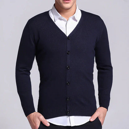Chaqueta Hombre Clásica Cuello Pico
