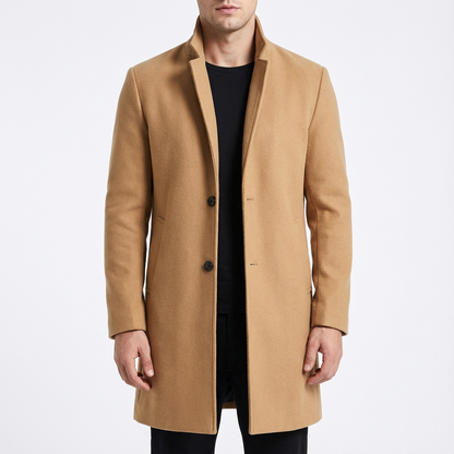 Abrigo Hombre Manga Larga Cálido Invierno