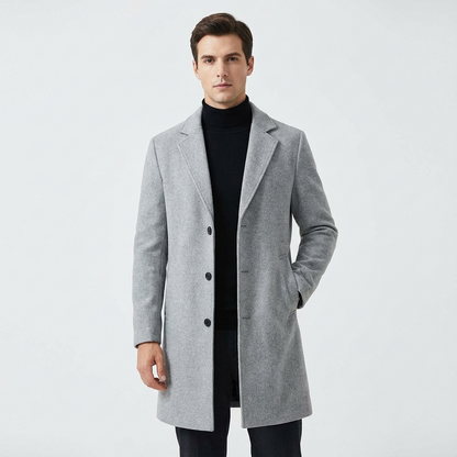 Abrigo Hombre Manga Larga Cálido Invierno - Clara Moda
