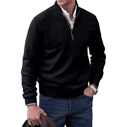 Jersey de hombre suave y cálido de pura lana