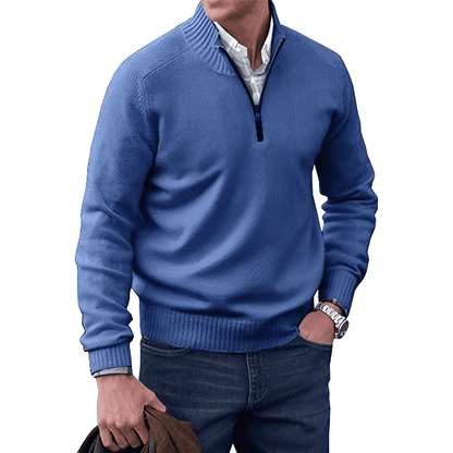 Jersey de hombre suave y cálido de pura lana