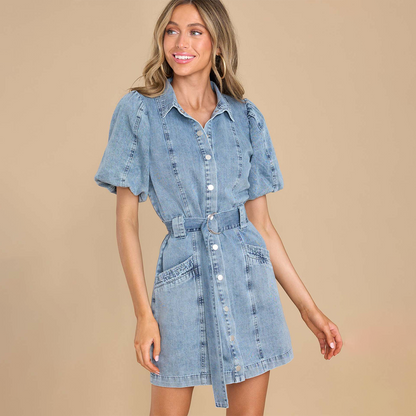 Vestido Vaquero Mujer Cómodo y Elegante